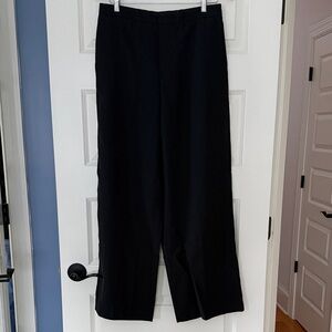 Madewell Pants Pull-On Straight in Drapey Twill Relaxed True Black M NWT New